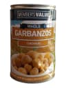 Whole Garbanzos Chickpeas 425g (Members Value) at The Sausage Guy Panglao